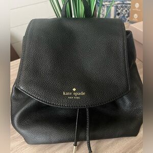 Kate Spade Mini Leather Flap Backpack